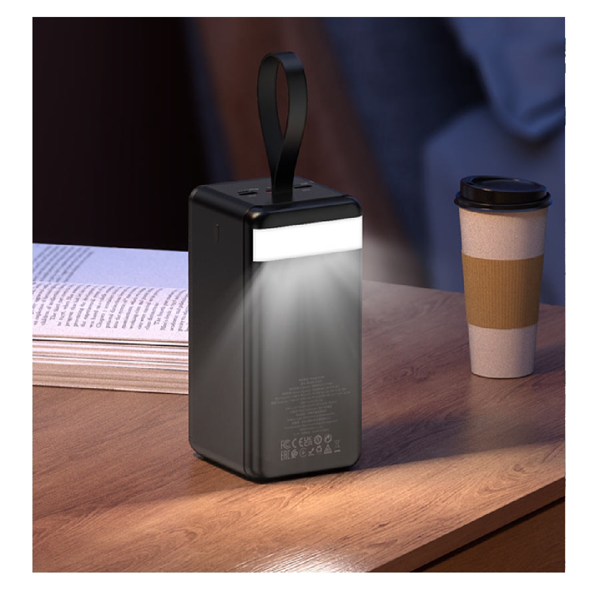 POWER BANK 90000MAH CARGA RAPIDA 22.5 W HOCO J123D - 4