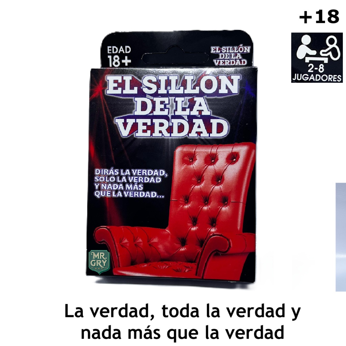 JUEGO DE MESA CARTAS EL SILLÓN DE LA VERDAD - 1