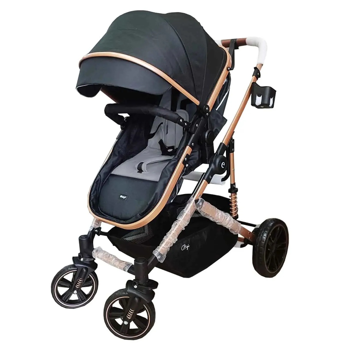 COCHE MOISÉS PARA BEBE BIGI 141-1 GRIS - 4