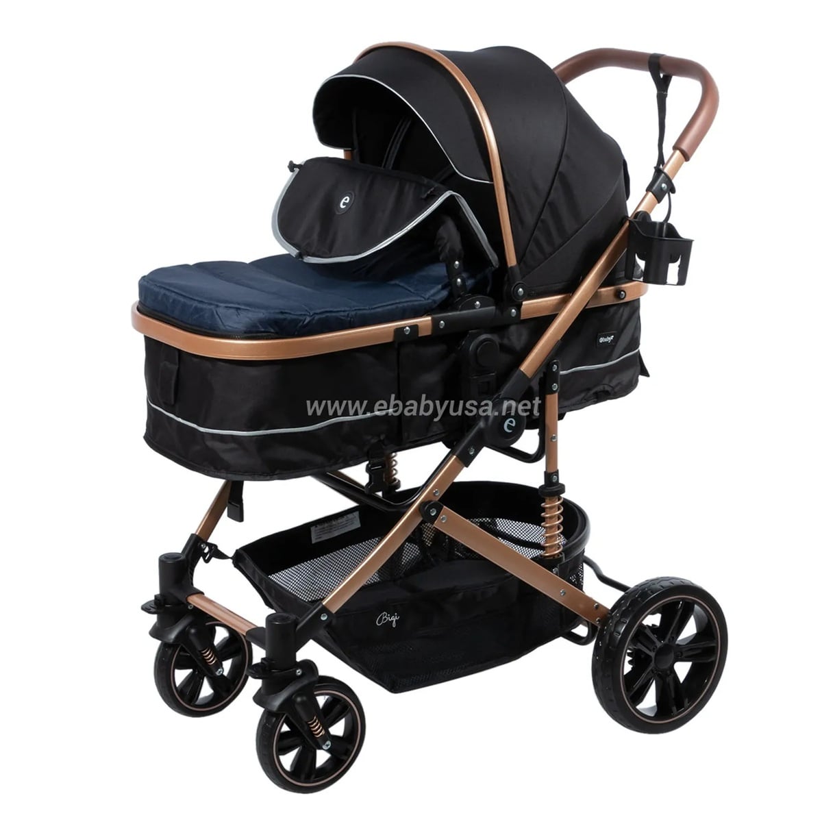 COCHE MOISÉS PARA BEBE BIGI 141-1 AZUL - 2