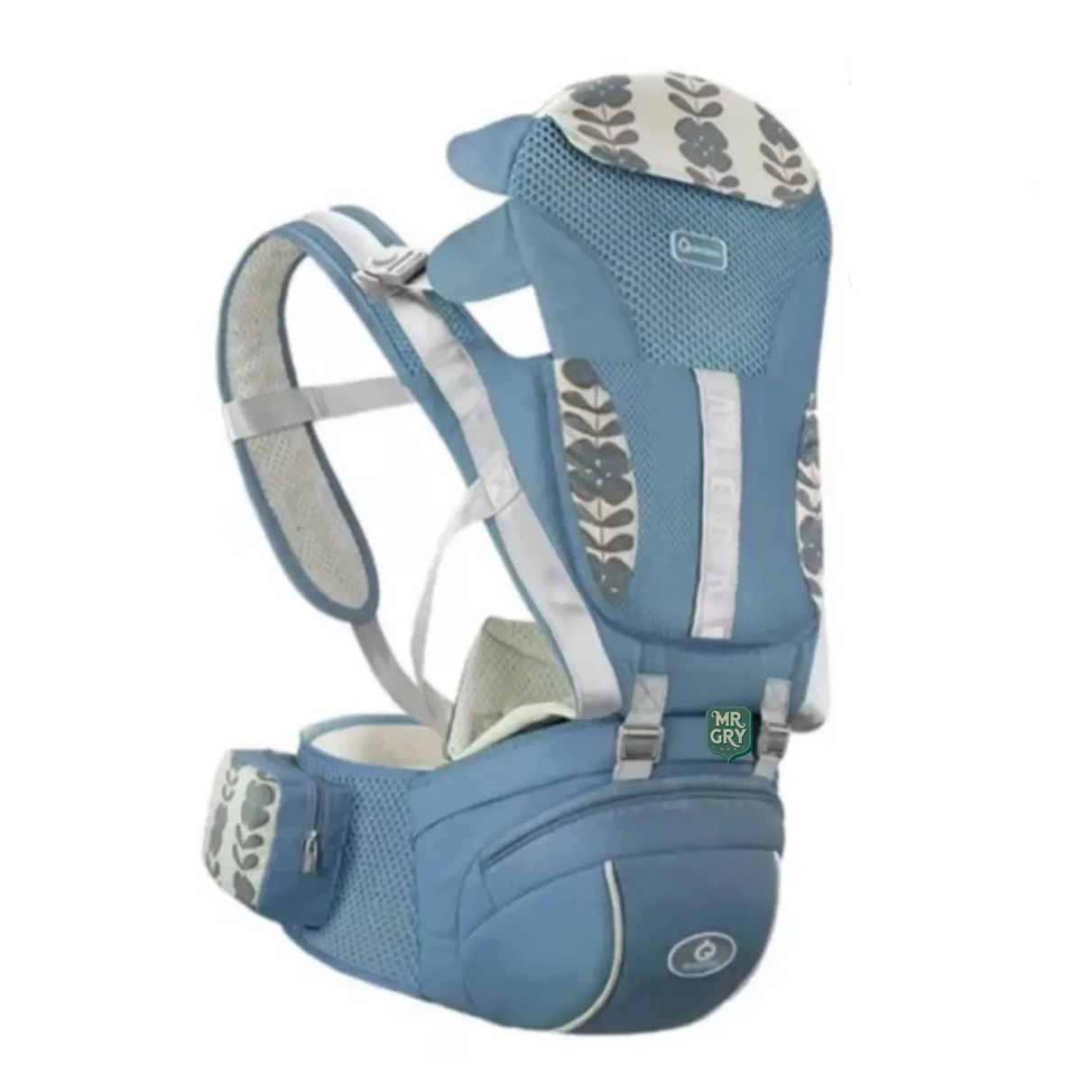 CANGURO PARA BEBÉ ERGONÓMICO ÚNICA MIA AZUL - 2