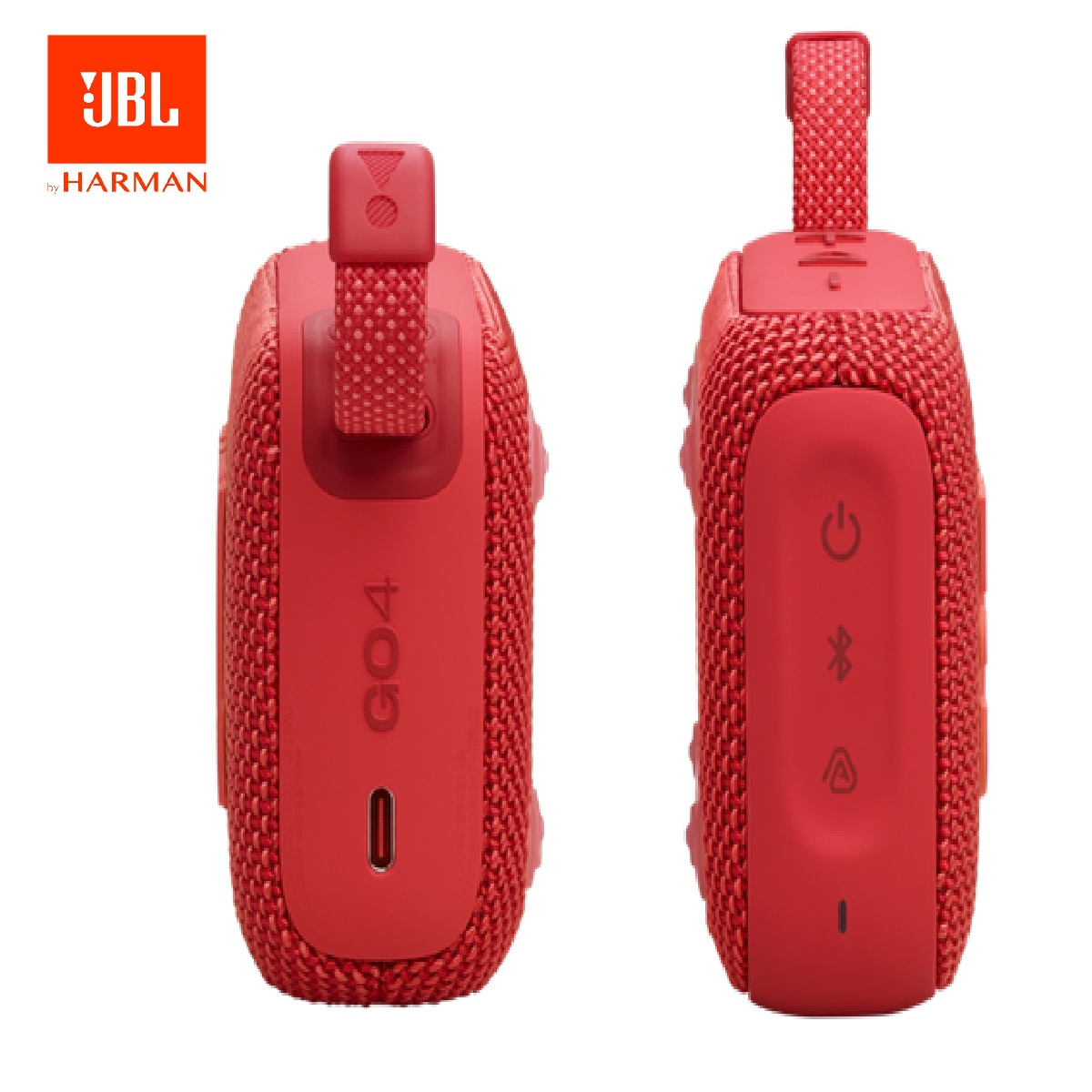 PARLANTE JBL GO 4 BLUETOOTH ACUÁTICO IPX67 EXTRA BASS ROJO - 4