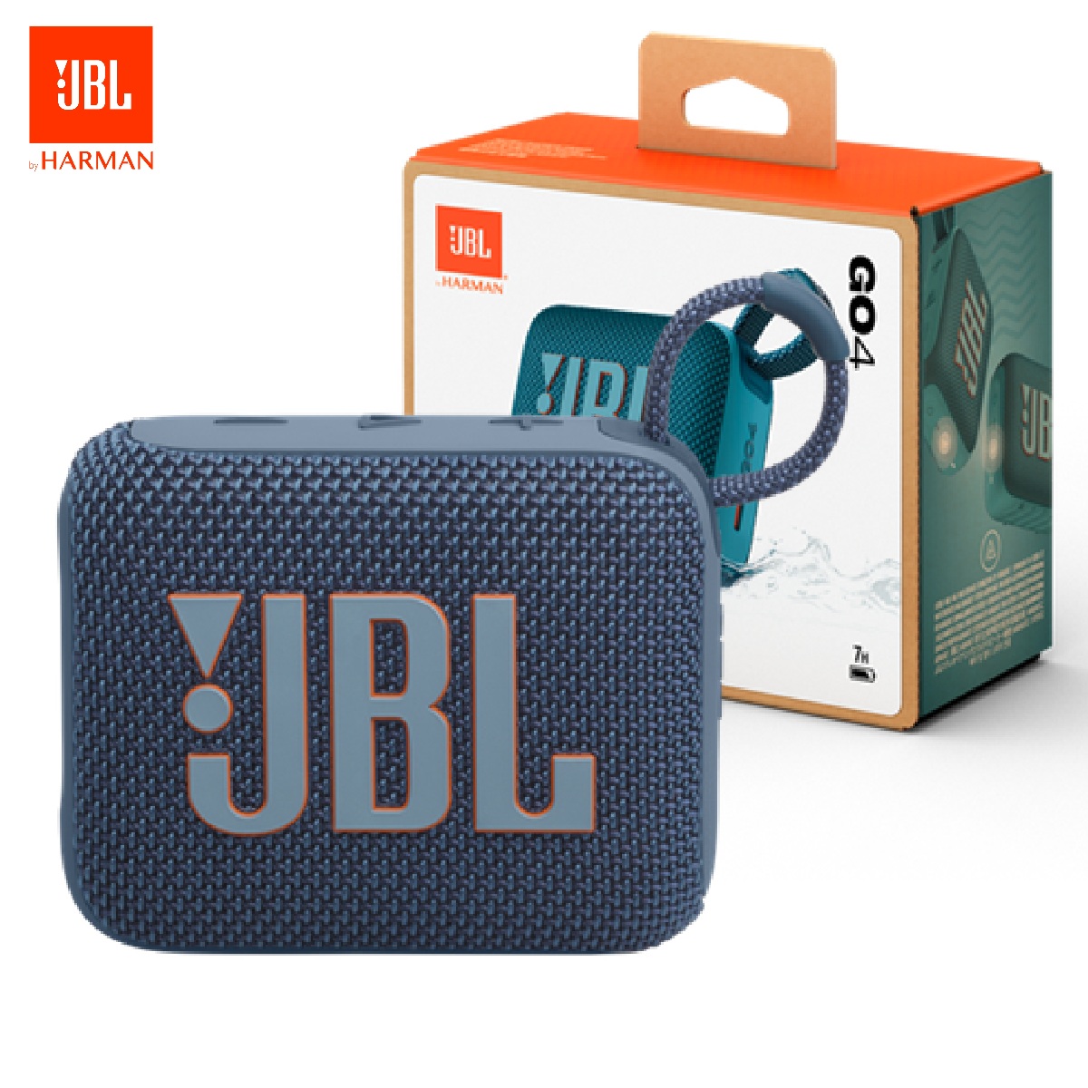 PARLANTE JBL GO 4 BLUETOOTH ACUÁTICO IPX67 EXTRA BASS AZUL - 1