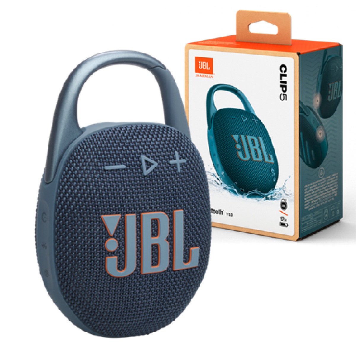 PARLANTE BLUETOOTH JBL CLIP 5 IP67 EXTRA BASS AZUL - 1