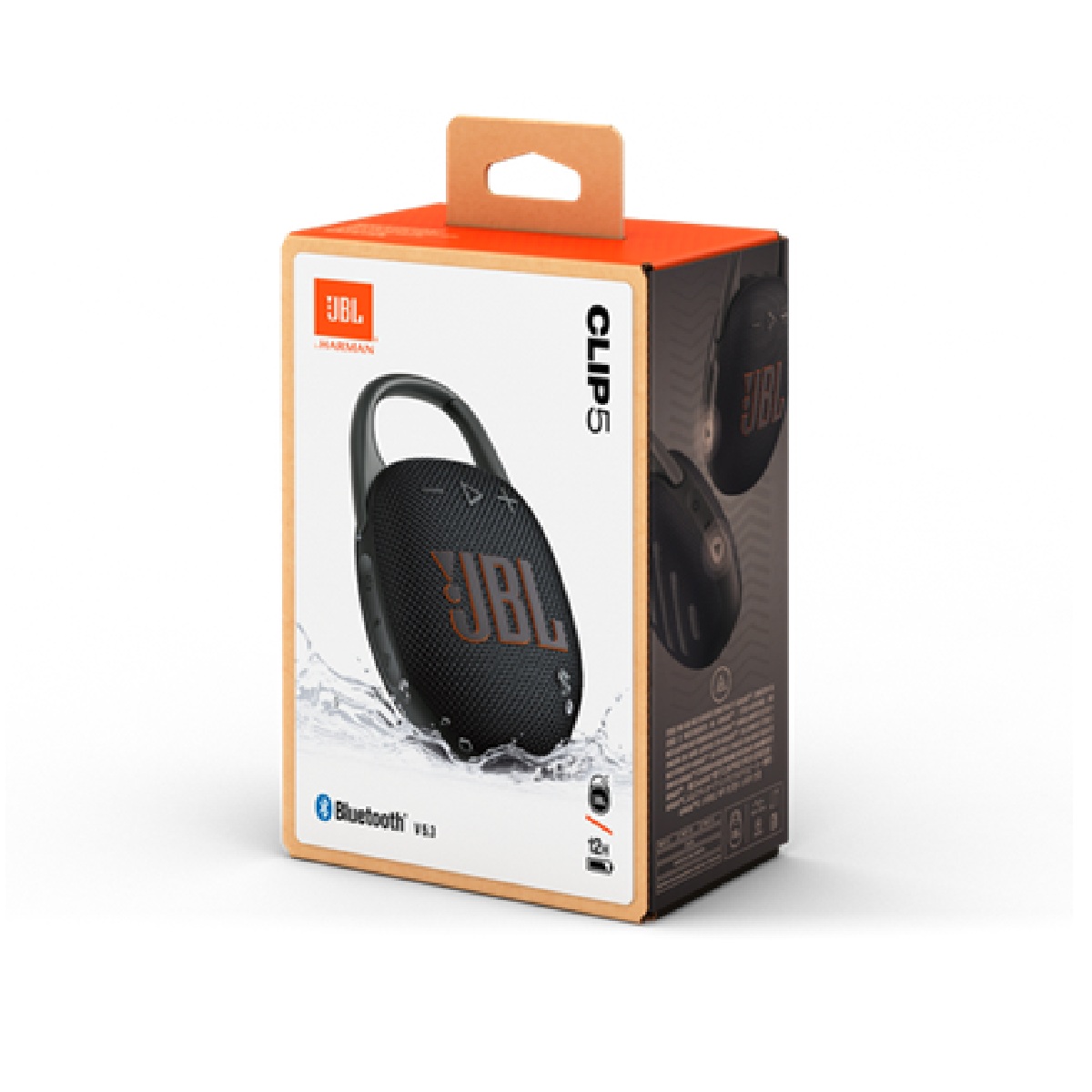 PARLANTE BLUETOOTH JBL CLIP 5 IP67 EXTRA BASS NEGRO - 6