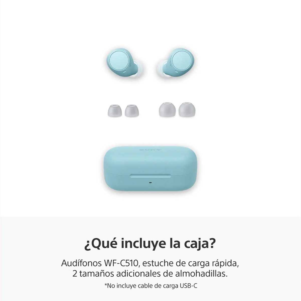 SONY AUDÍFONOS BLUETOOTH WF-C510 IPX4 TRUE WIRELESS AZUL - 4