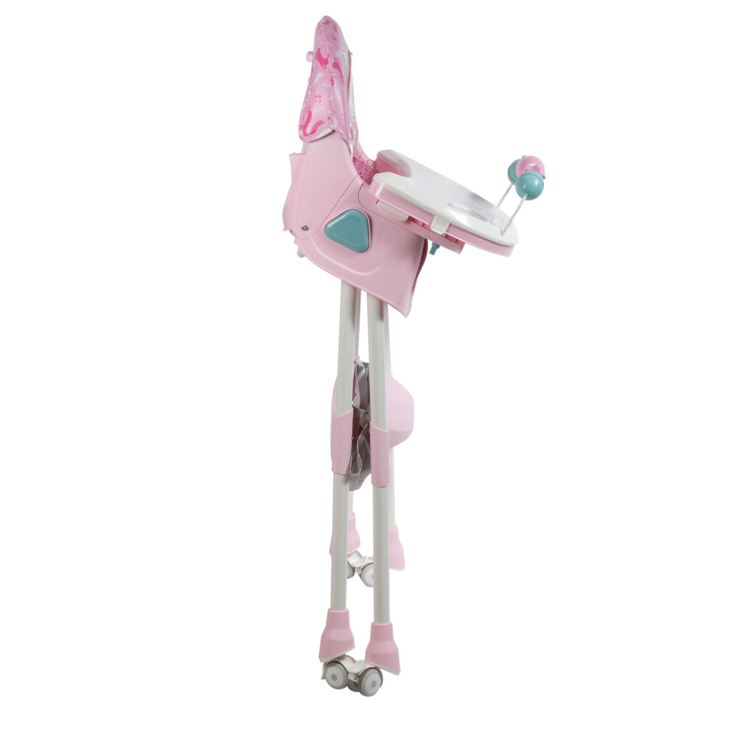 NUEVA SILLA DE COMER EBABY PLEGABLE LULU 631-1 FUCSIA - 3