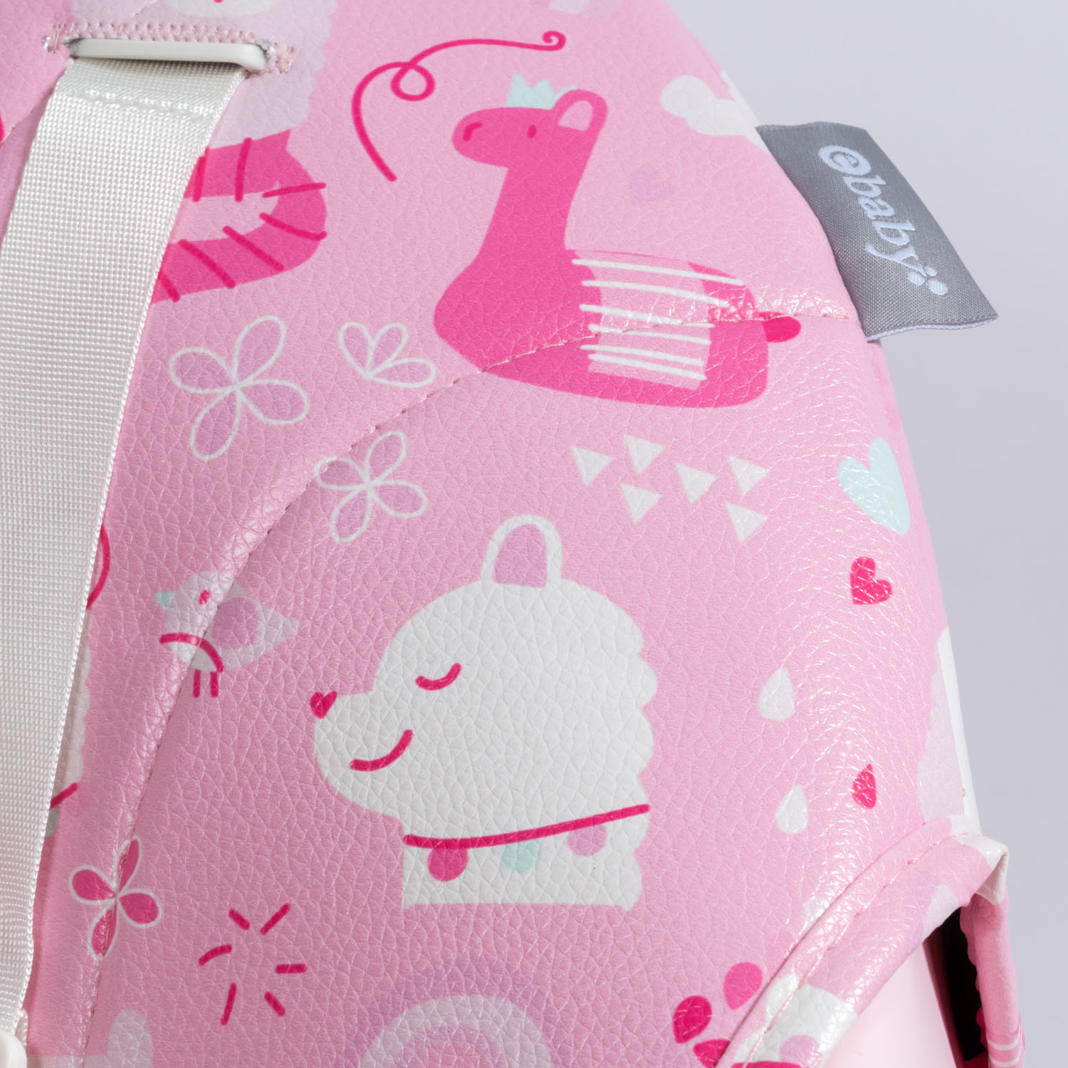 NUEVA SILLA DE COMER EBABY PLEGABLE LULU 631-1 FUCSIA - 4