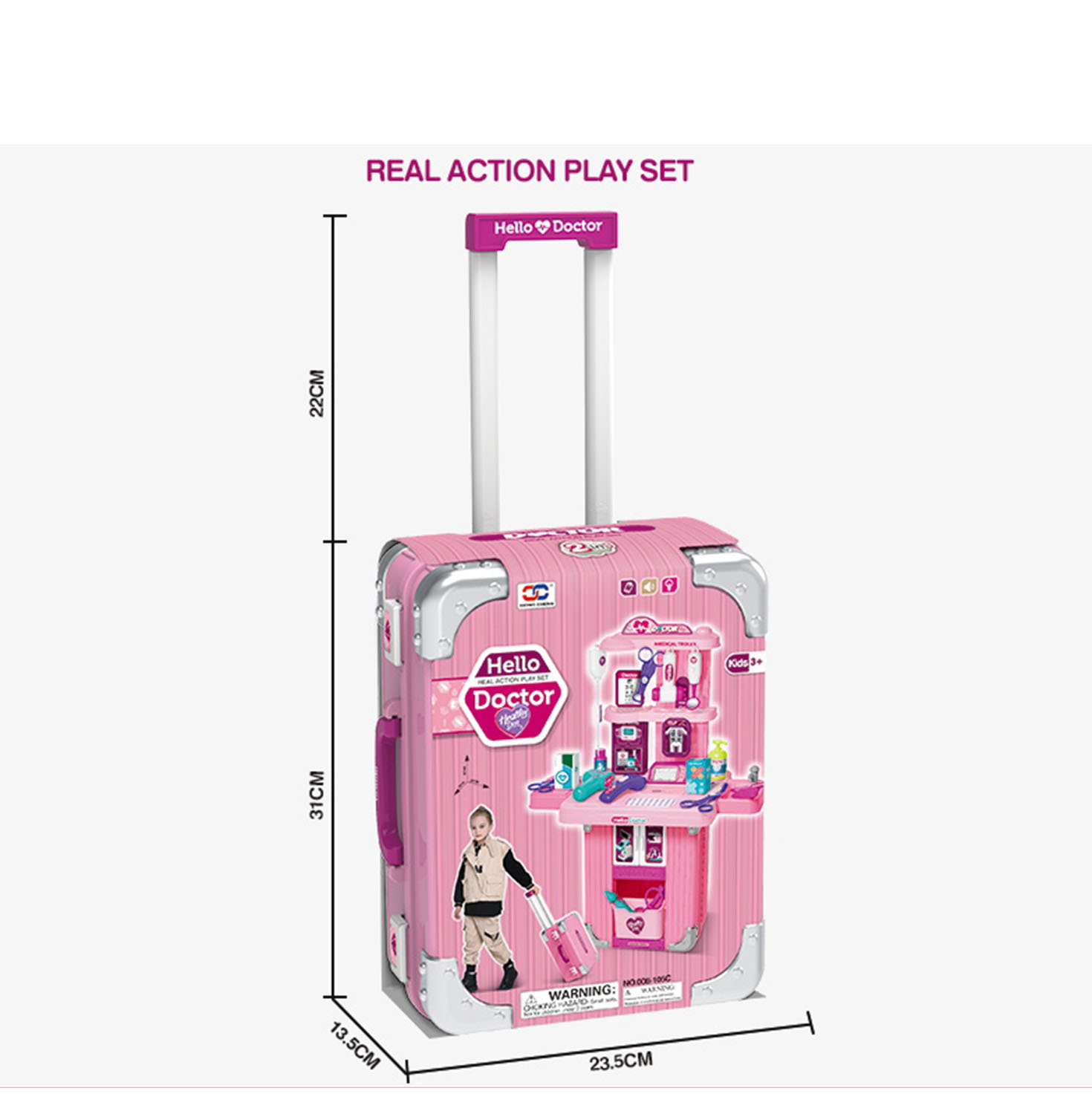 SET DE DOCTOR MALETA PARA NIÑAS 2EN1 - 5