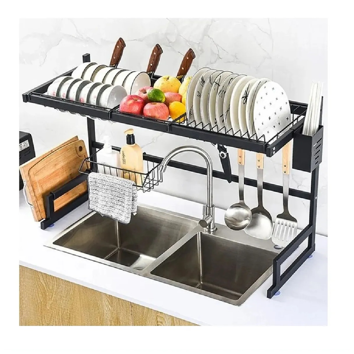 ESCURRIDOR DE PLATOS PARA COCINA ESTANTE DE 85CM - 1