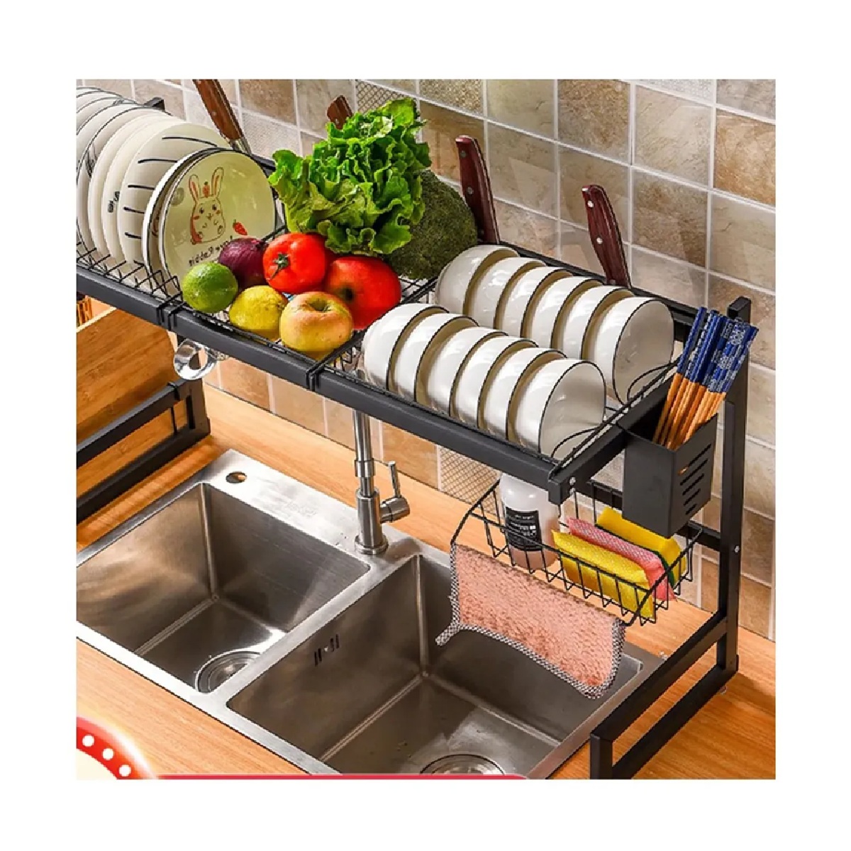 ESCURRIDOR DE PLATOS PARA COCINA ESTANTE DE 85CM - 2
