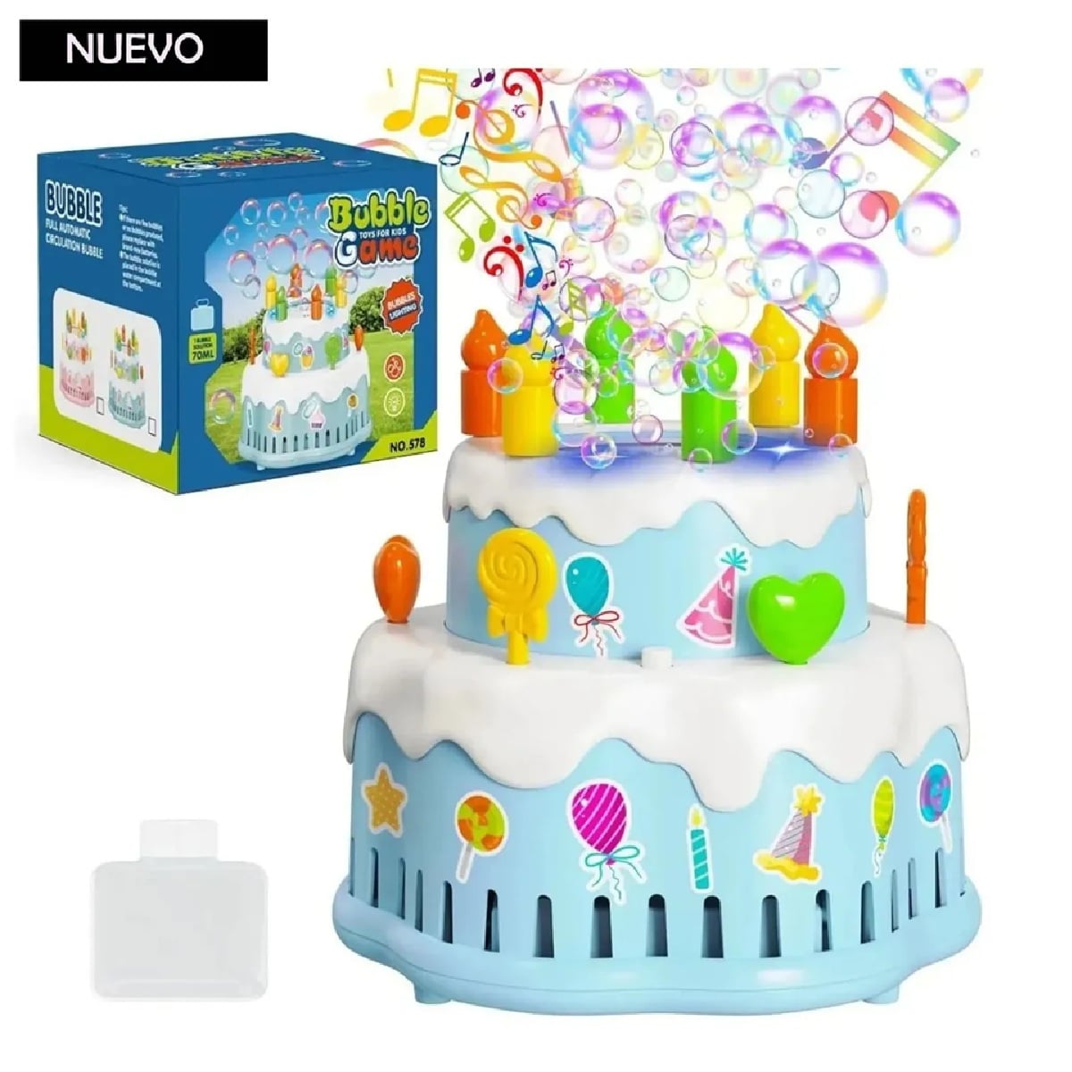JUGUETE TORTA DE BURBUJAS NIÑO - 1