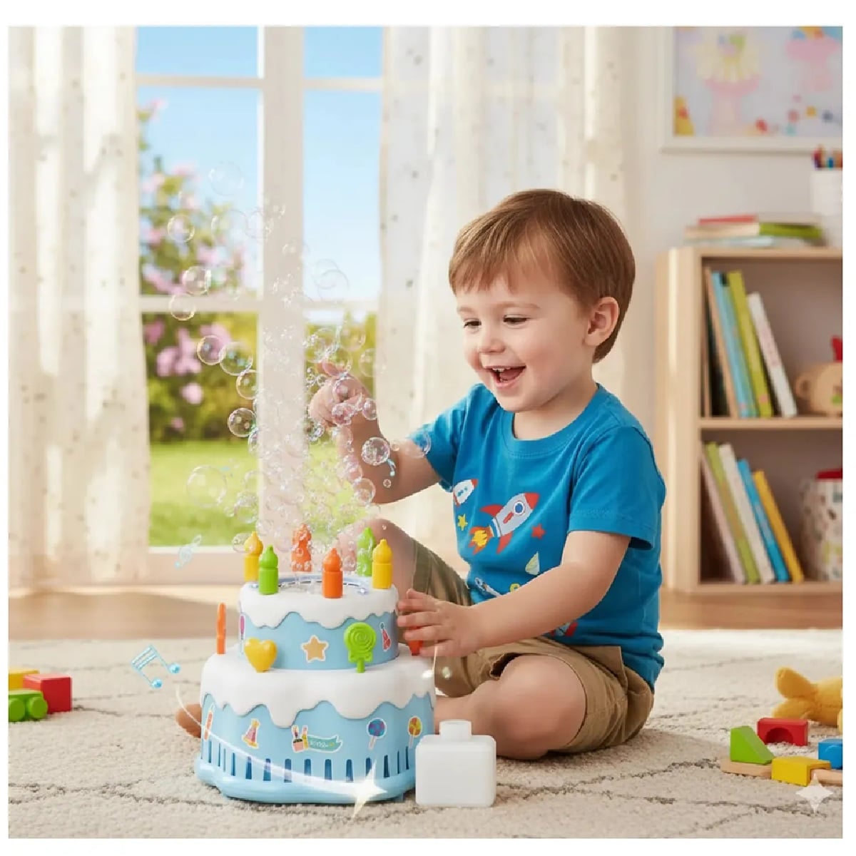 JUGUETE TORTA DE BURBUJAS NIÑO - 2