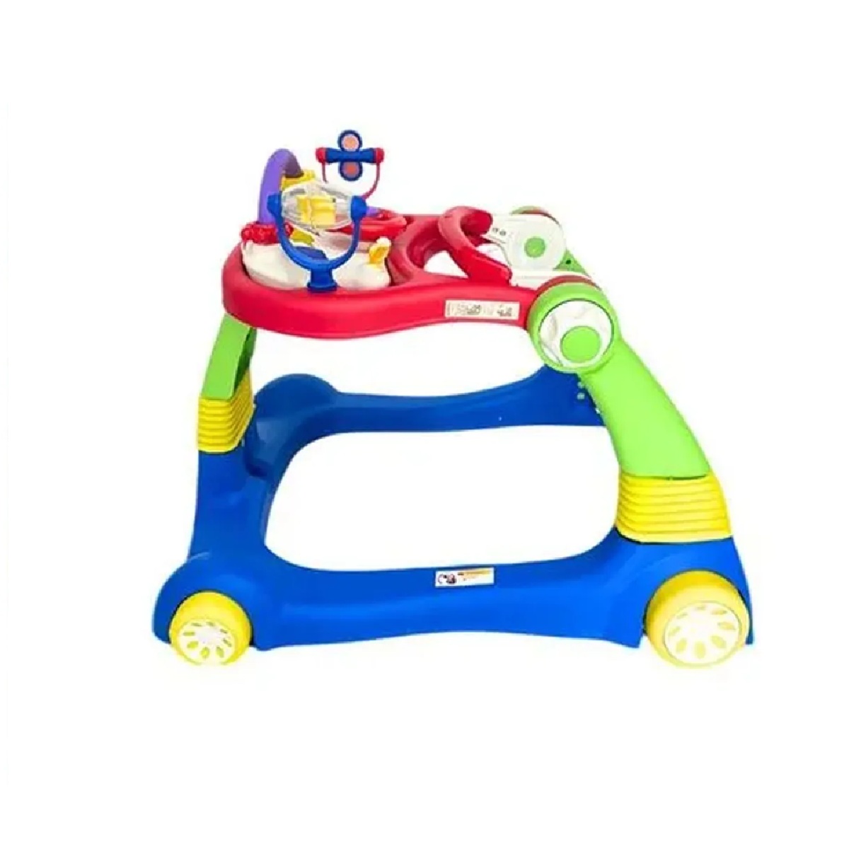 ANDADOR PARA BEBÉ 2 EN 1 CENTRO DE ACTIVIDADES INTERACTIVO CON RUEDAS ROJO - 2