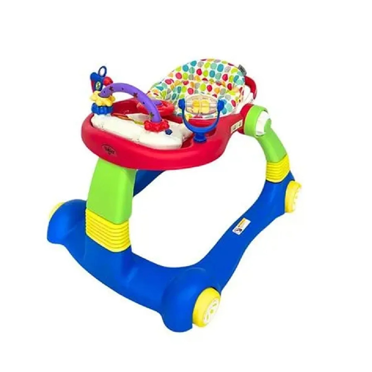 ANDADOR PARA BEBÉ 2 EN 1 CENTRO DE ACTIVIDADES INTERACTIVO CON RUEDAS ROJO - 3