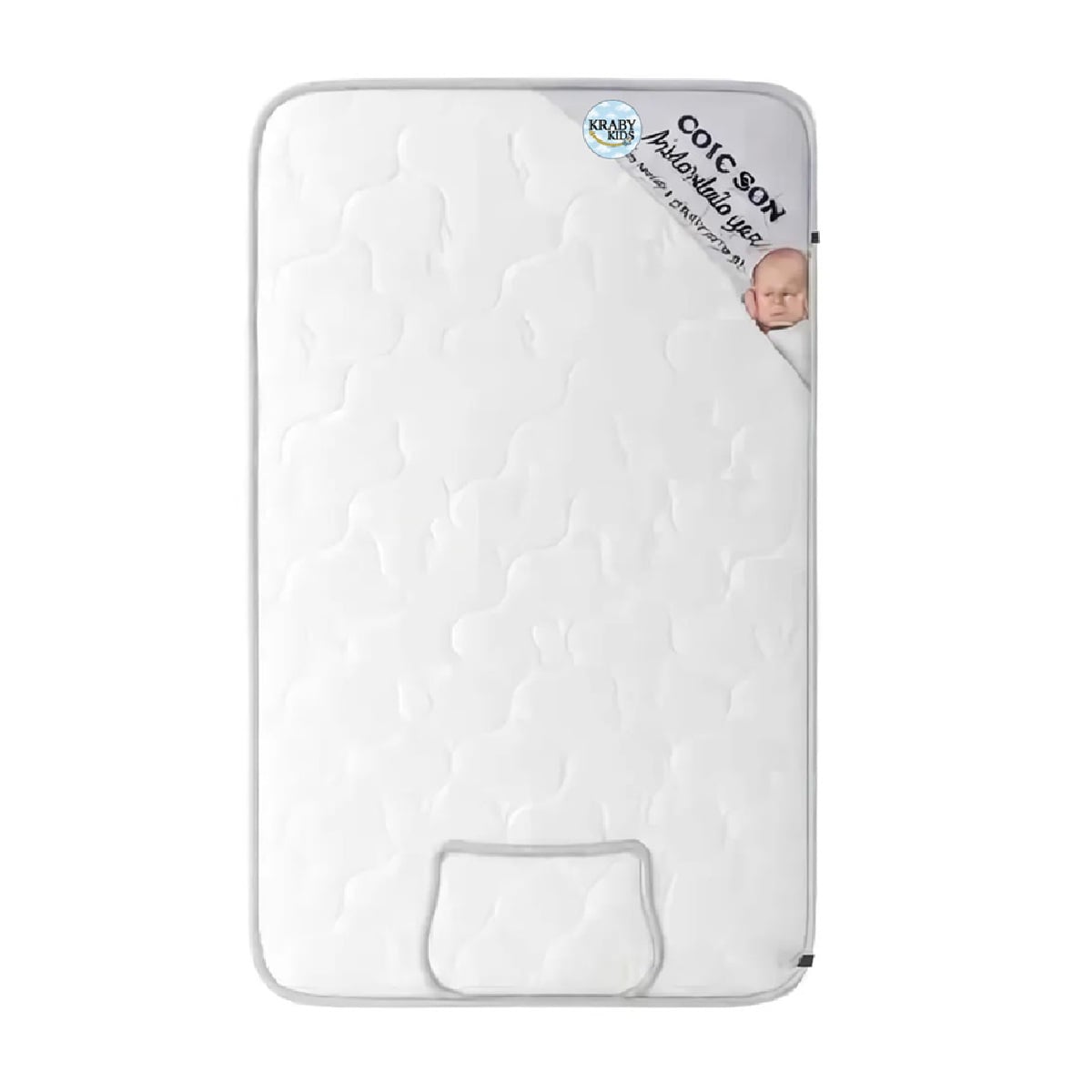 COLCHÓN DE BEBE PARA CUNAS PACK AND PLAY GRIS - 2