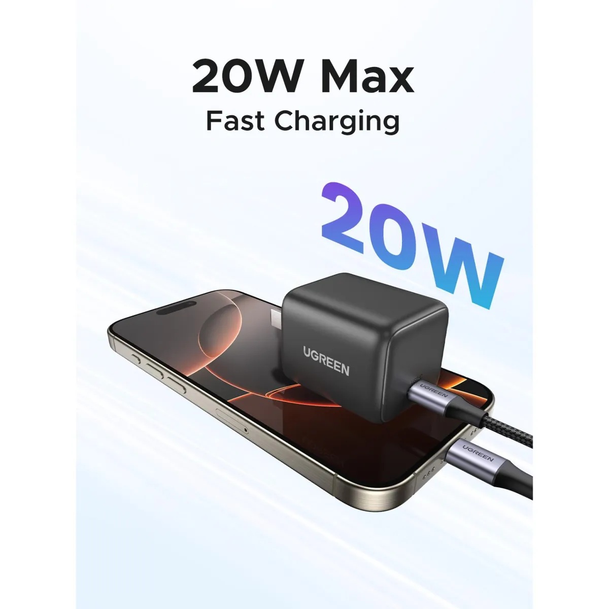 UGREEN 20W USB-C GAN FAST CHARGER X512 - 5