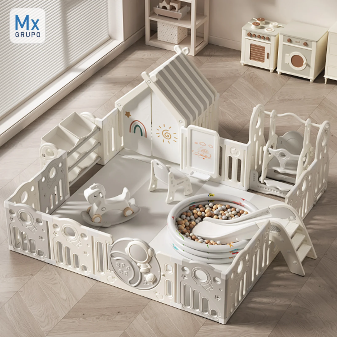 PLAYPEN ASTRONAUTA GRIS - 1