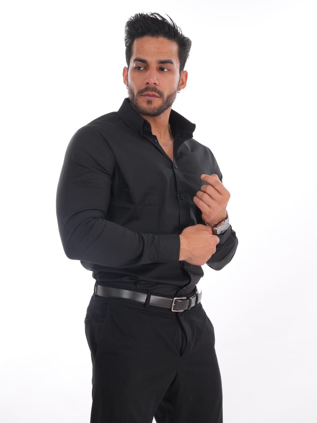 CAMISAS MEHIVIC MODELO CUELLO CAMISERO MANGA LARGA SLIM FIT - 3