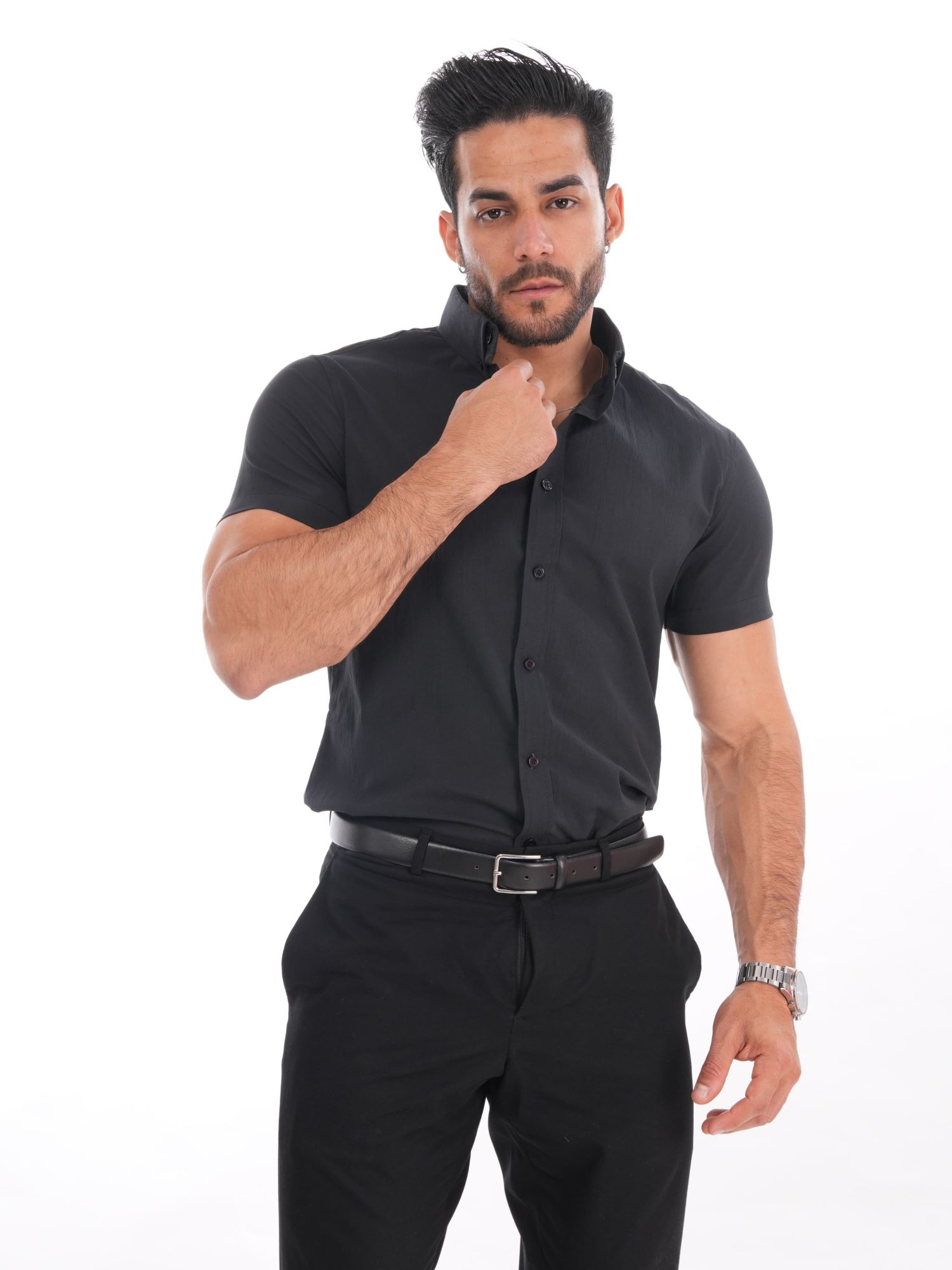 CAMISAS SLIM FIT MANGA CORTA MEHIVIC - 2