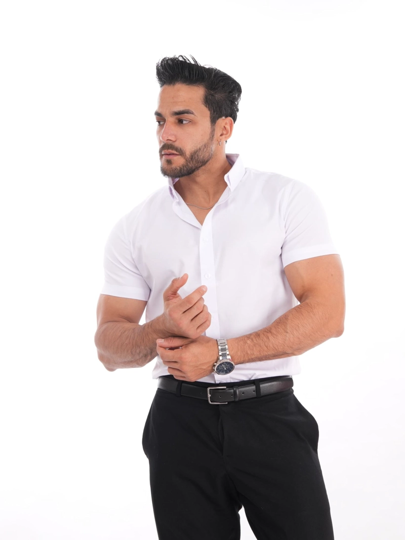 CAMISAS SLIM FIT MANGA CORTA MEHIVIC - 3