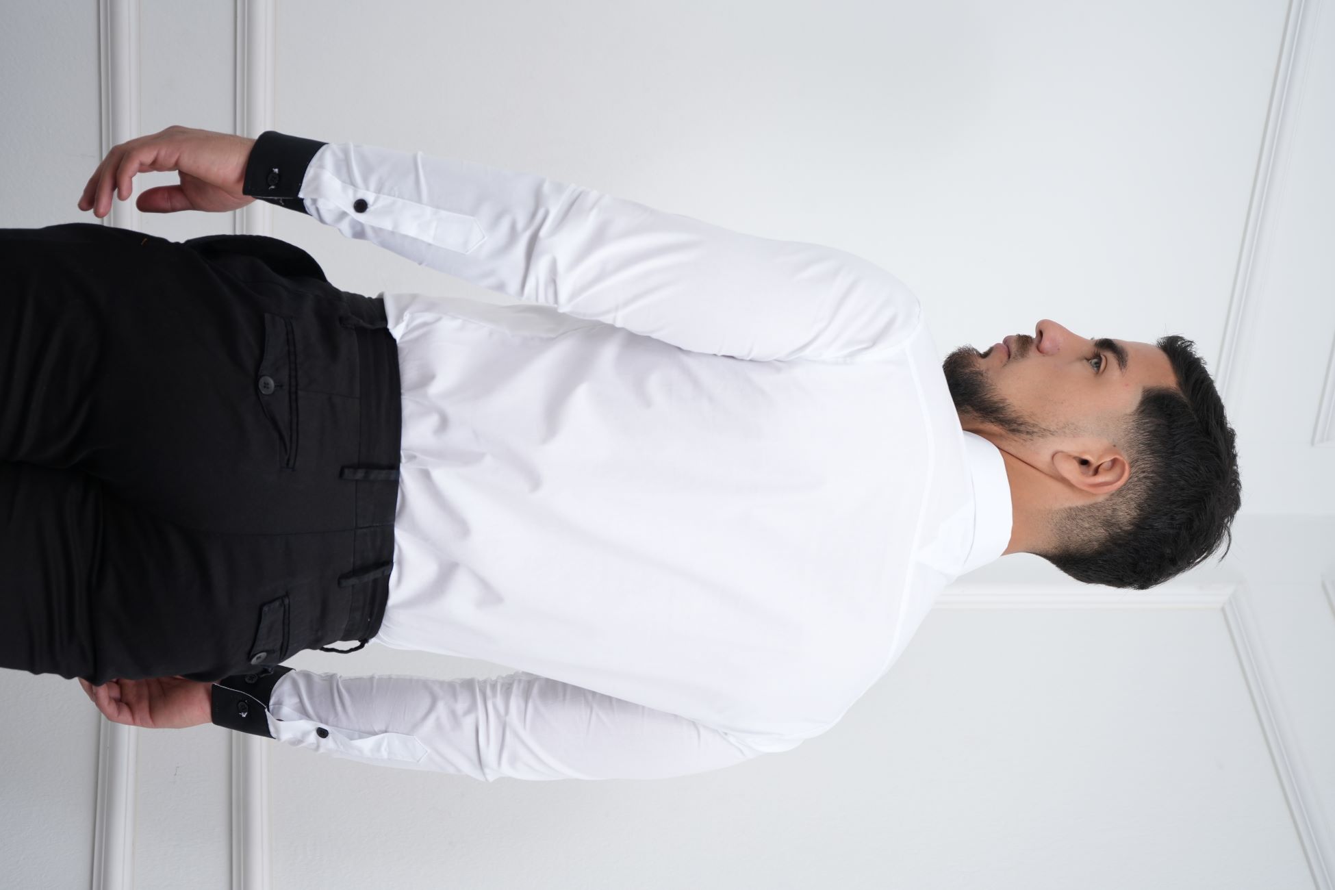 CAMISA DE HOMBRE SLIM FIT CON BOLSILLO ALGODÓN PREMIUM - MEHIVIC DOBLE ESTILO - 3