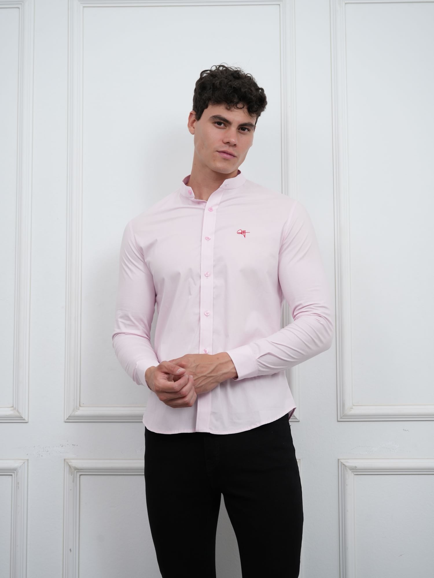 CAMISA CUELLO NERU HOMBRE MANGA LARGA - 1