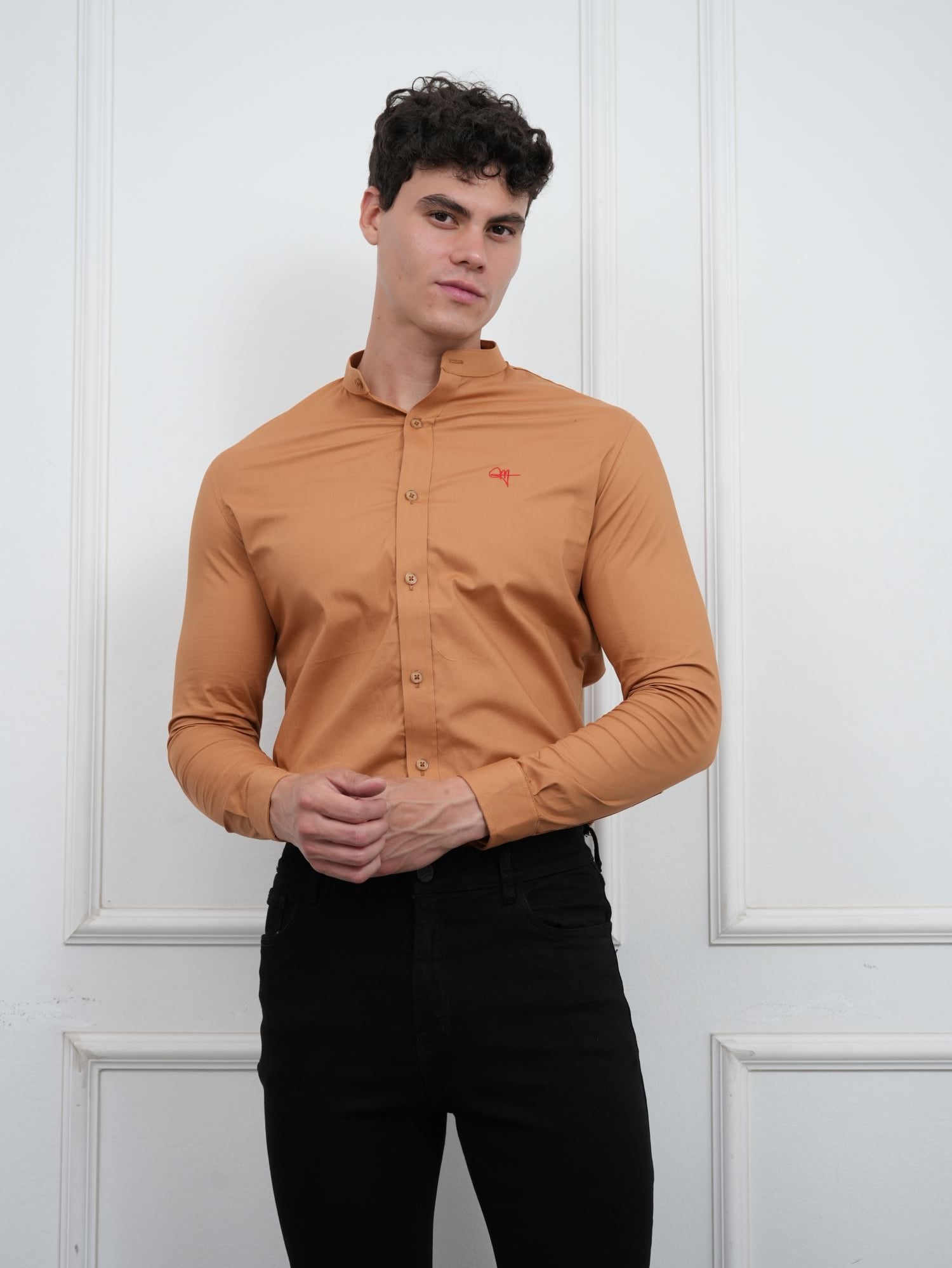 CAMISA CUELLO NERU HOMBRE MANGA LARGA - 1