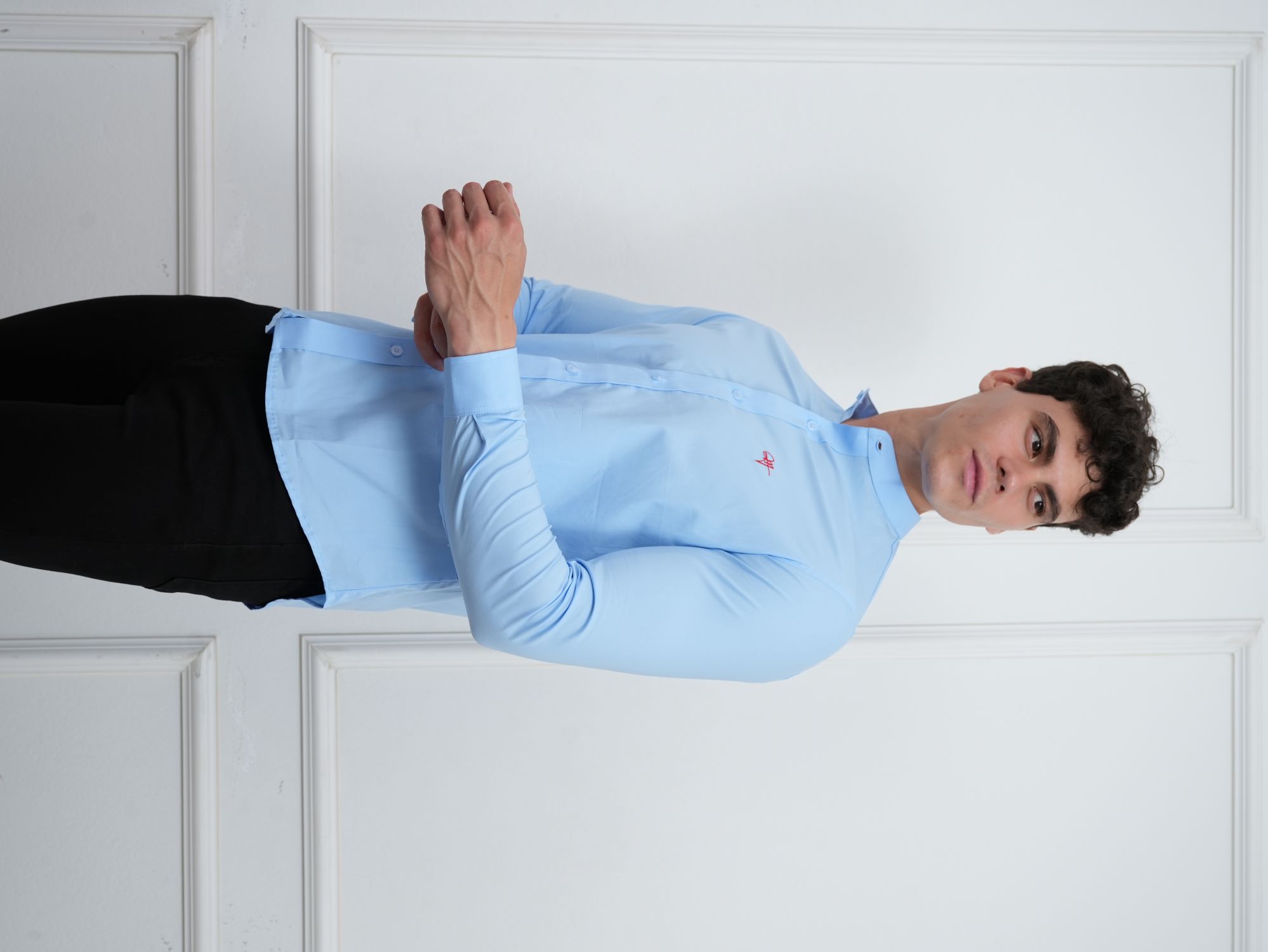 CAMISA CUELLO NERU HOMBRE MANGA LARGA - 4