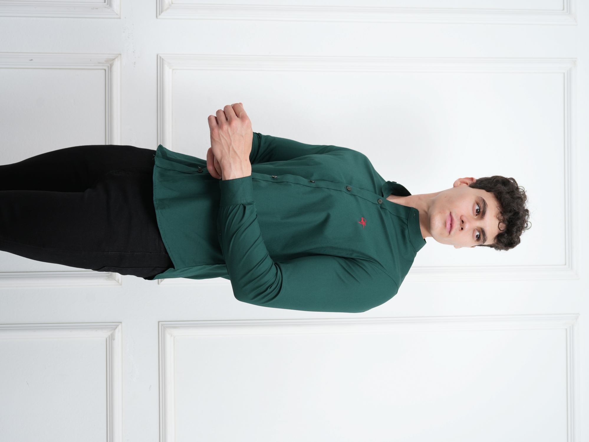 CAMISA CUELLO NERU HOMBRE MANGA LARGA - 5