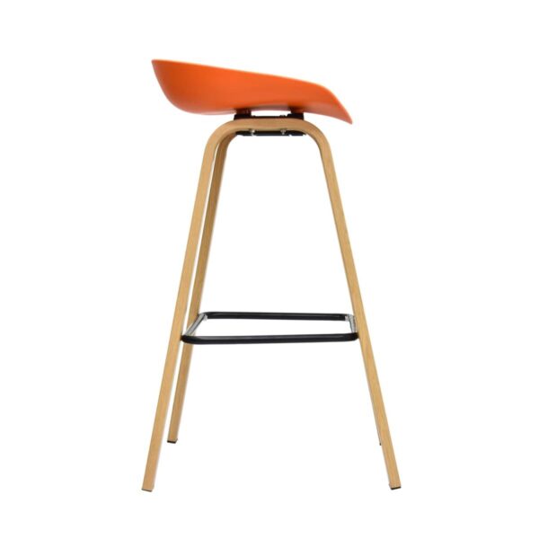 SILLA DE BAR MISURI NARANJA - 2