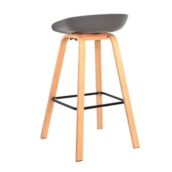 SILLA DE BAR MISURI GRIS - 2
