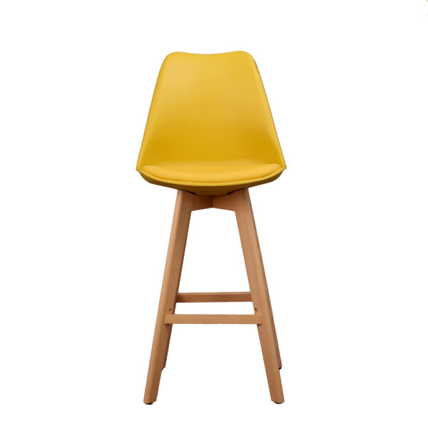 SILLA EMA TAPIZ BAR AMARILLA – ELEGANCIA Y CONFORT - 1