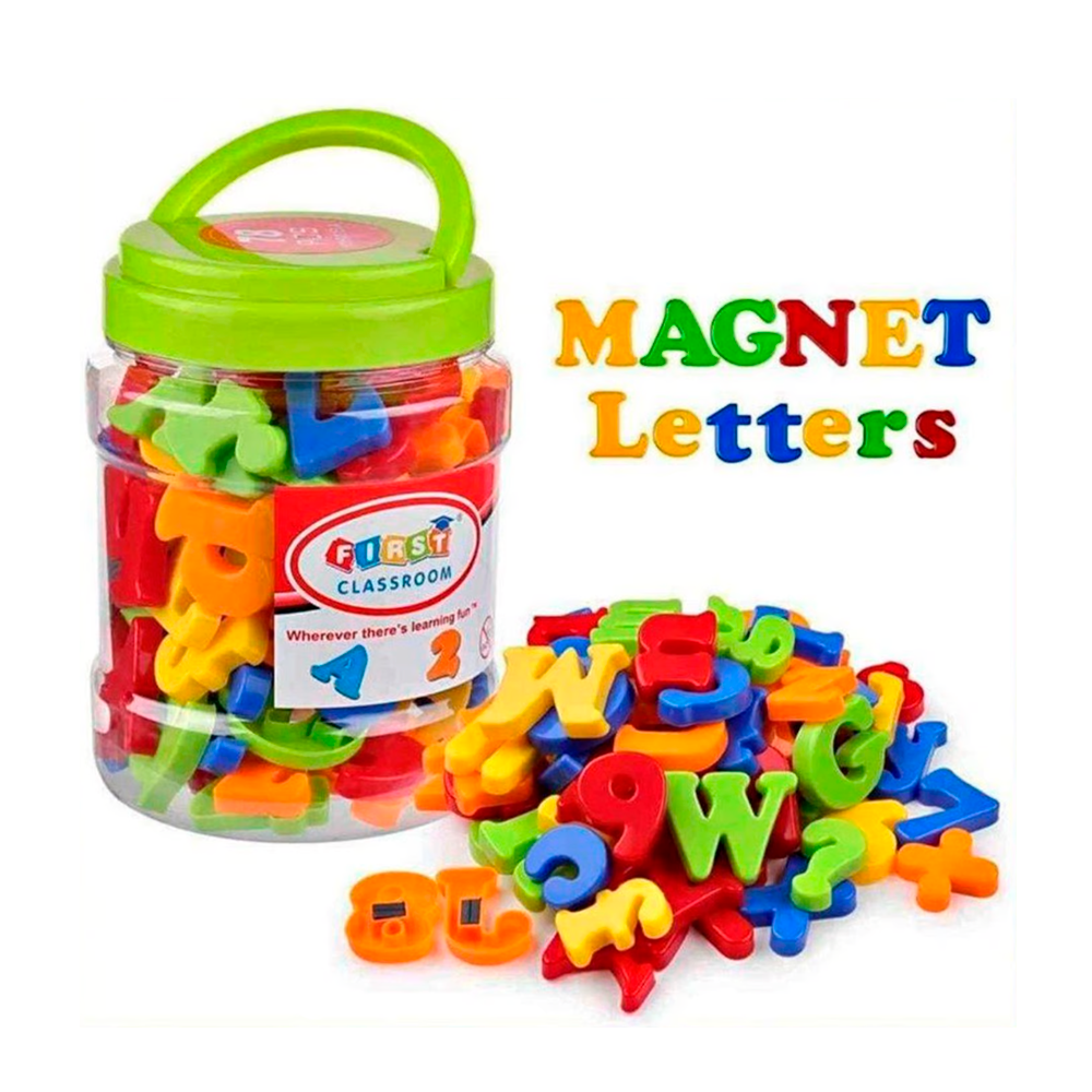 JUEGO LETRAS Y NÚMEROS IMANTADOS PARA NIÑOS 78 PIEZAS - 5