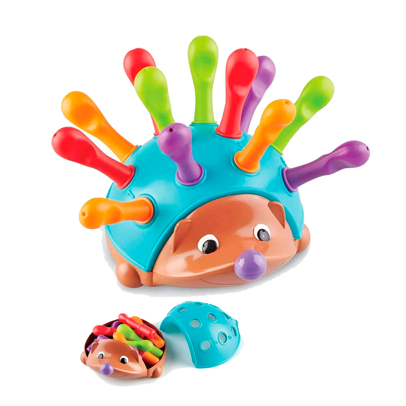 ERIZO DIDACTICO CON BASTONES DE ENCAJE - 1