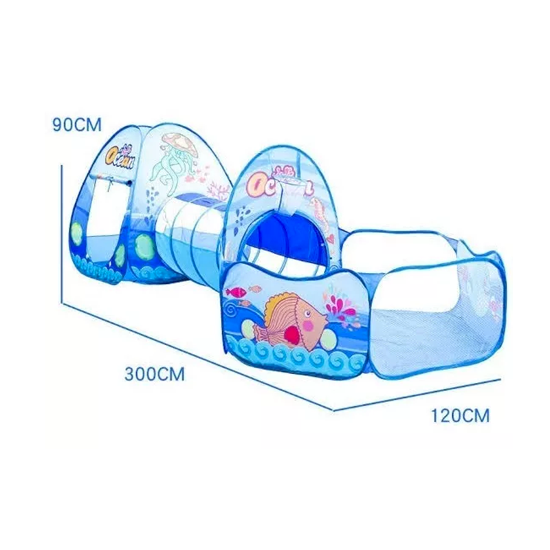 CIRCUITO EVERBEST TUNEL MAS CARPA Y PISCINA PELOTAS 3EN1 - 2