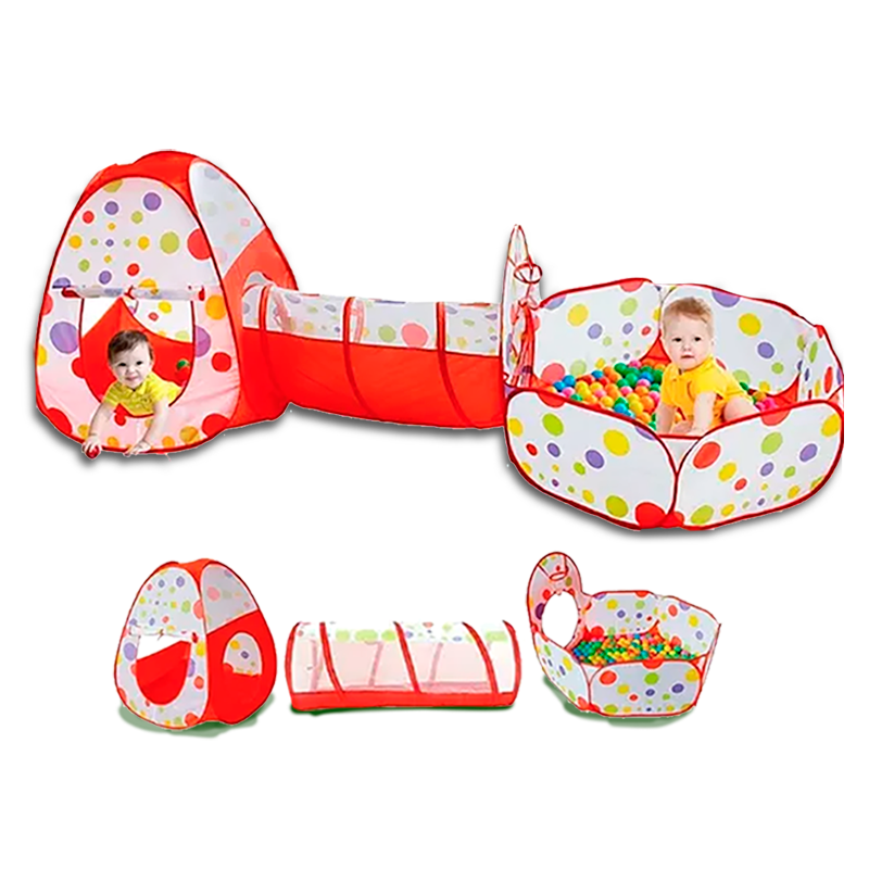 CIRCUITO EVERBEST TUNEL MAS CARPA ESTIMULACION TEMPRANA 3EN1 - 3
