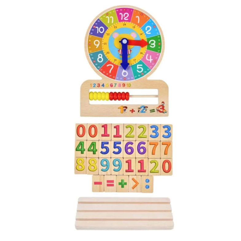 JUEGO RELOJ Y HORARIO DIDACTICO NUMERICO - 3