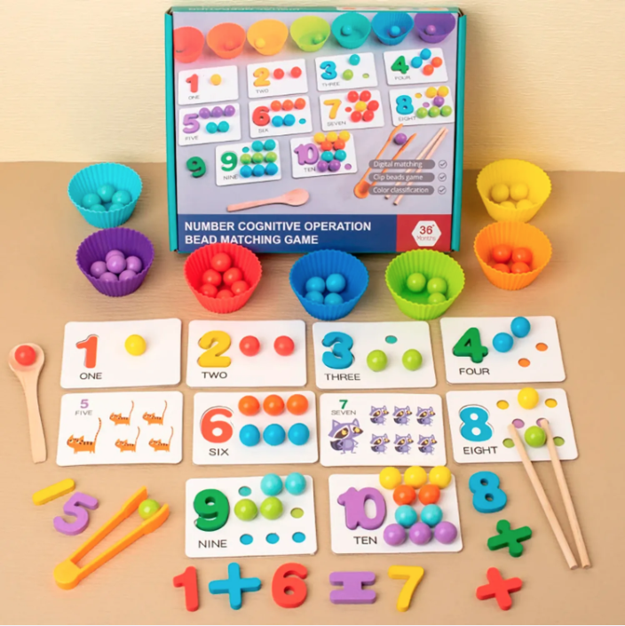 TABLERO DE CONTEO MATEMATICO DIDACTICO - 1