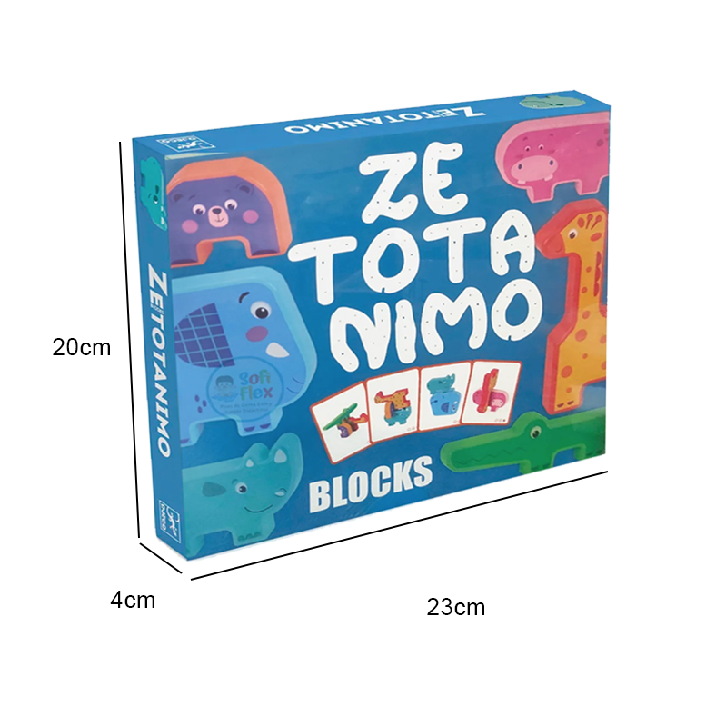 ZETOTANIMO BLOQUES ANIMALITOS JUEGO APILABLE EQUILIBRIO - 3