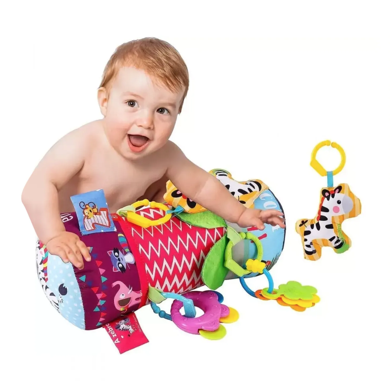 RODILLO DE ESTIMULACION TEMPRANA TUMMY TIME ROSADO - 1