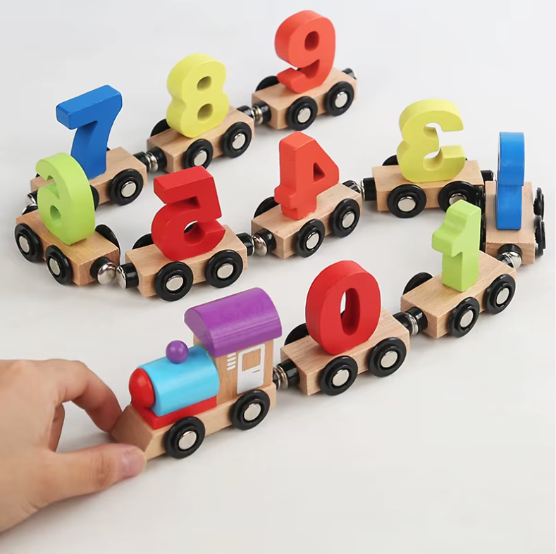 TREN NUMERICO DIDACTICO INFANTIL JUEGO DE ARRASTRE - 1