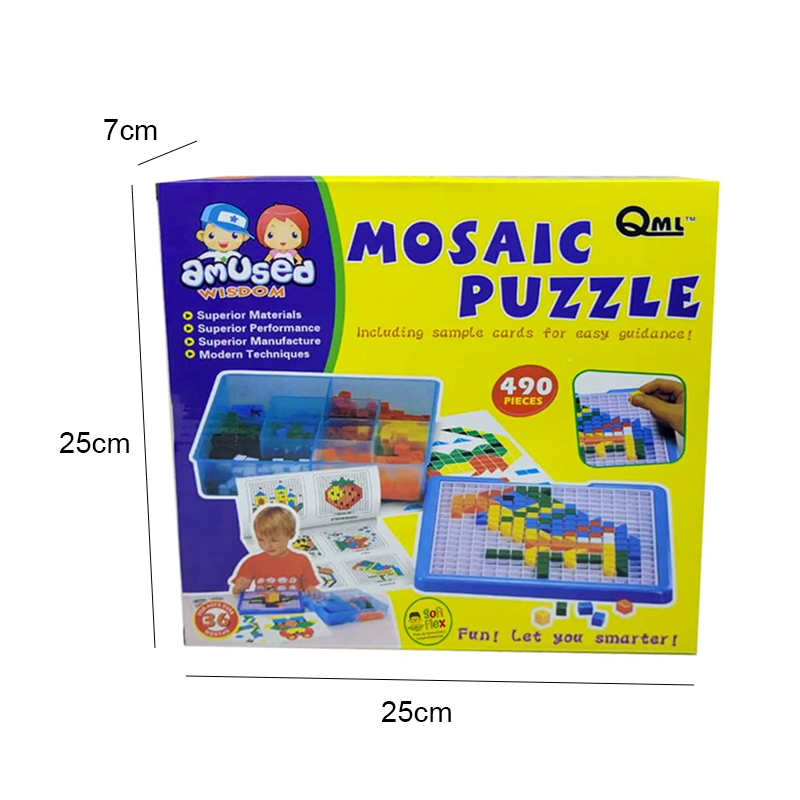 PUZZLE MOSAICO 490 PIEZAS DIDACTICO JUGUETE EDUCATIVO NIÑOS - 3