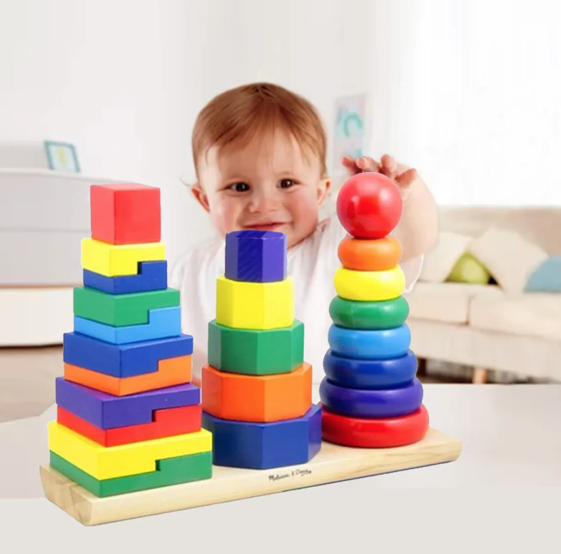 TORRE GRANDE APILABLE MONTESSORI ESTIMULACION TEMPRANA - 1