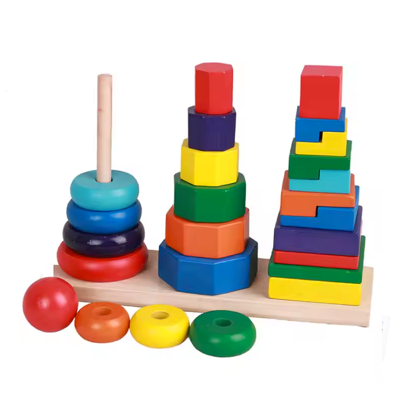TORRE GRANDE APILABLE MONTESSORI ESTIMULACION TEMPRANA - 3