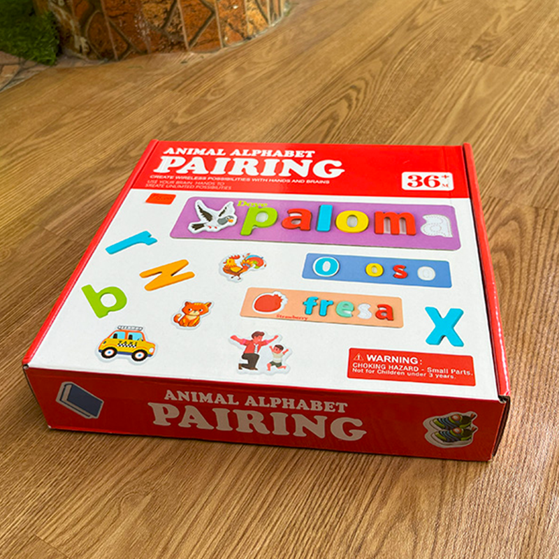 JUEGO DE LETRAS 3D FORMACION DE PALABRAS CON ENCAJE - 3