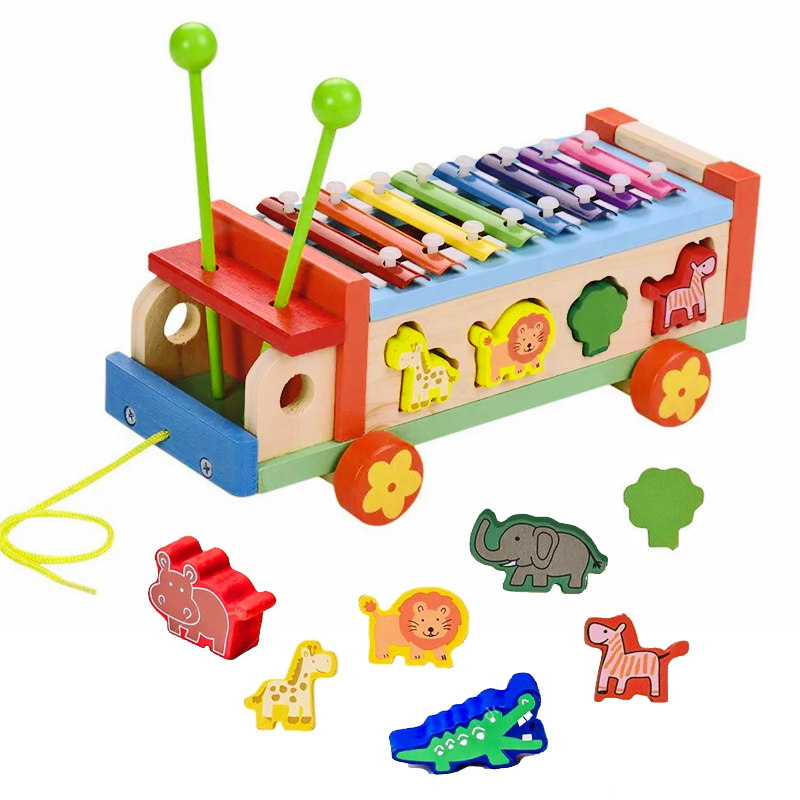 CARRITO CON XILÓFONO Y ENCAJES - 1