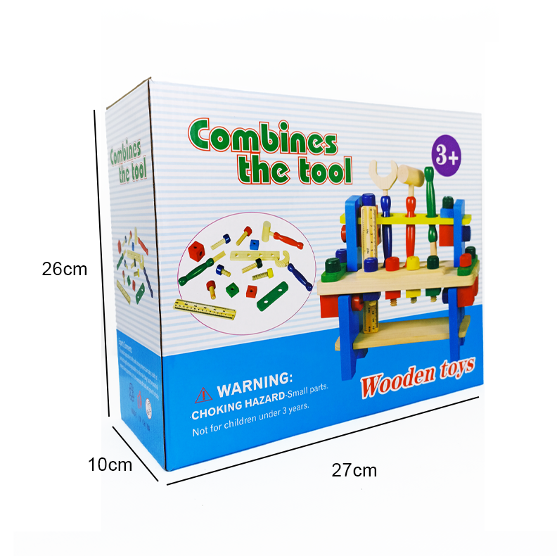 JUEGO DE HERRAMIENTAS EN MADERITA MONTESSORI PARA NIÑOS - 2