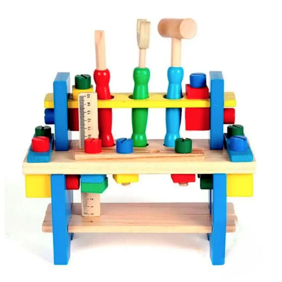 JUEGO DE HERRAMIENTAS EN MADERITA MONTESSORI PARA NIÑOS - 3