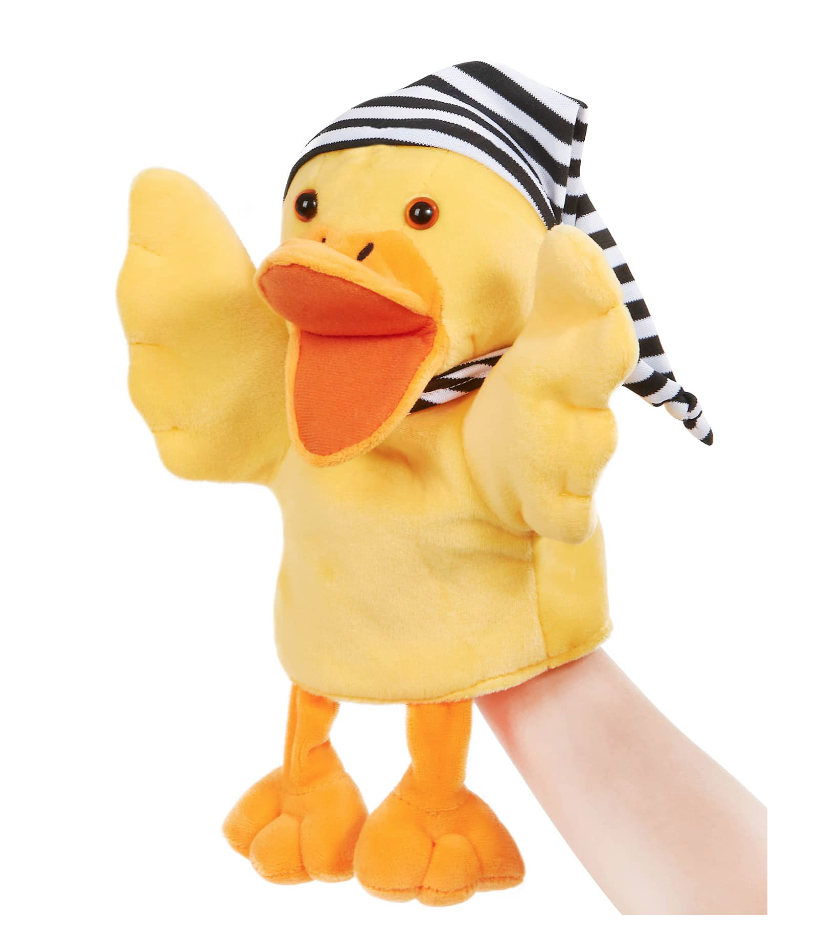 TITERE MARIONETA DE MANO PATITO DORMILON - 1